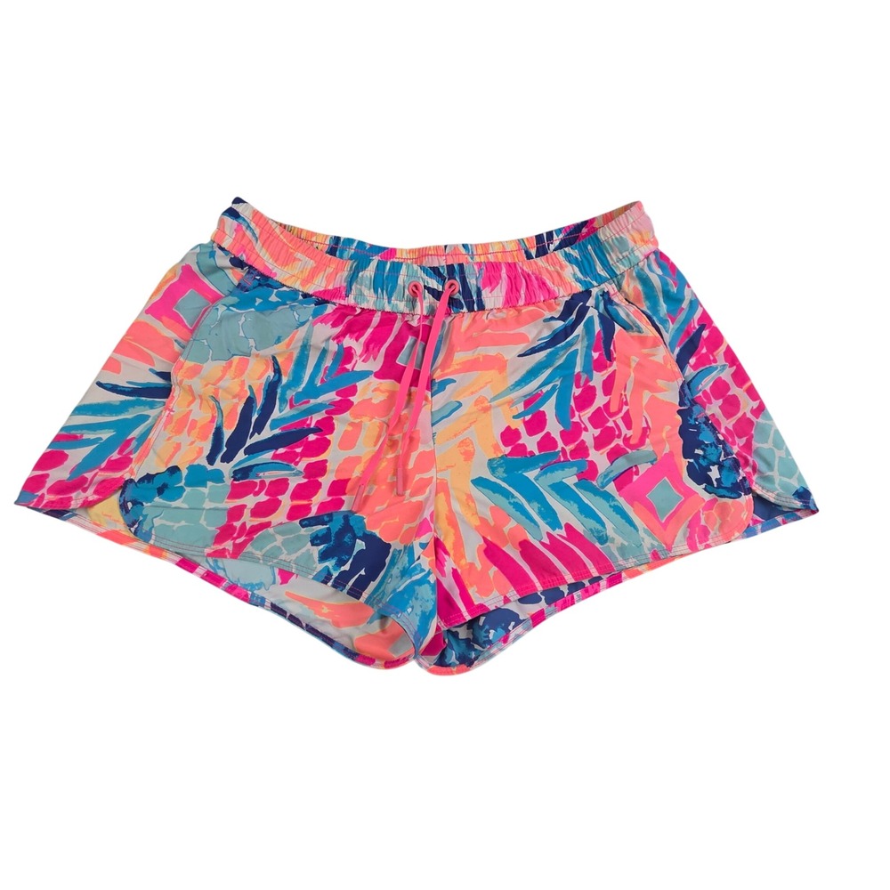 Lilly Pulitzer Run Around Shorts Size XS Athletic‎ Tropical Beach Summer
